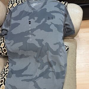 Under Armour Men's Short Sleeve Camo Tee - Dark Gray